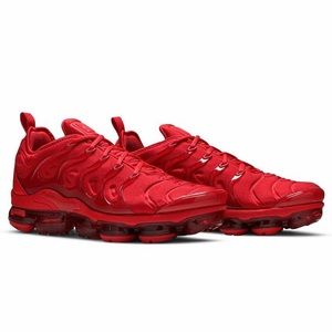 Nike Air VaporMax Plus Triple Red Men's Shoes CW6973-600 Size 10.5